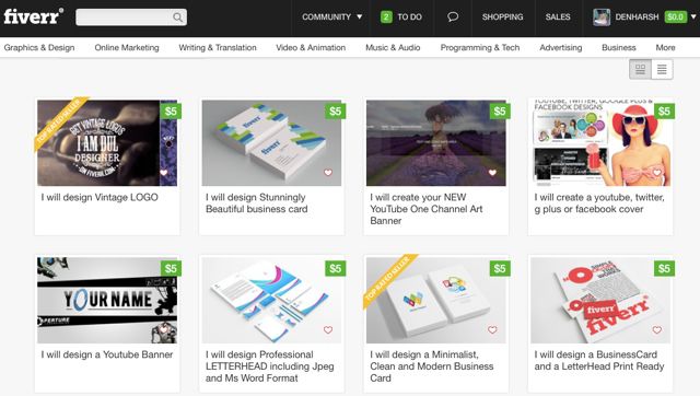 Fiverr gig ideas 2025